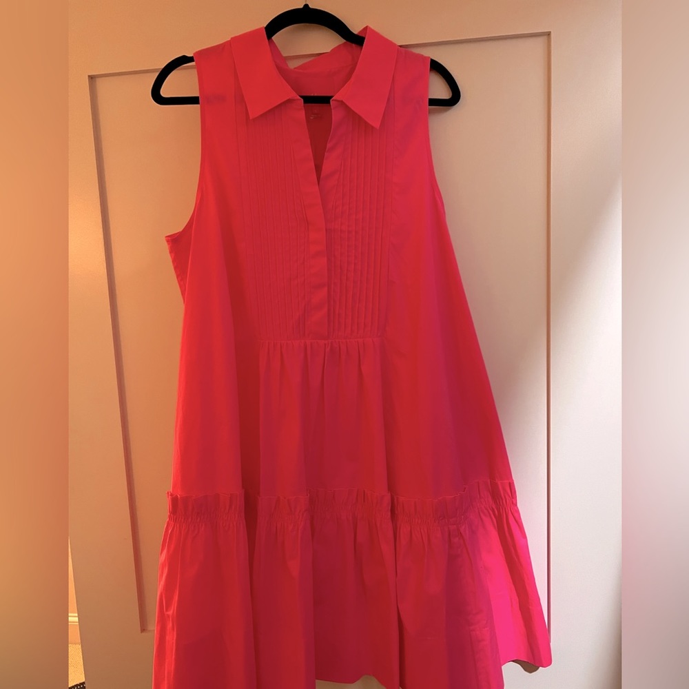 NWT Lilly Pulitzer Caylinn Stretch Cotton Dress in Pink Isle